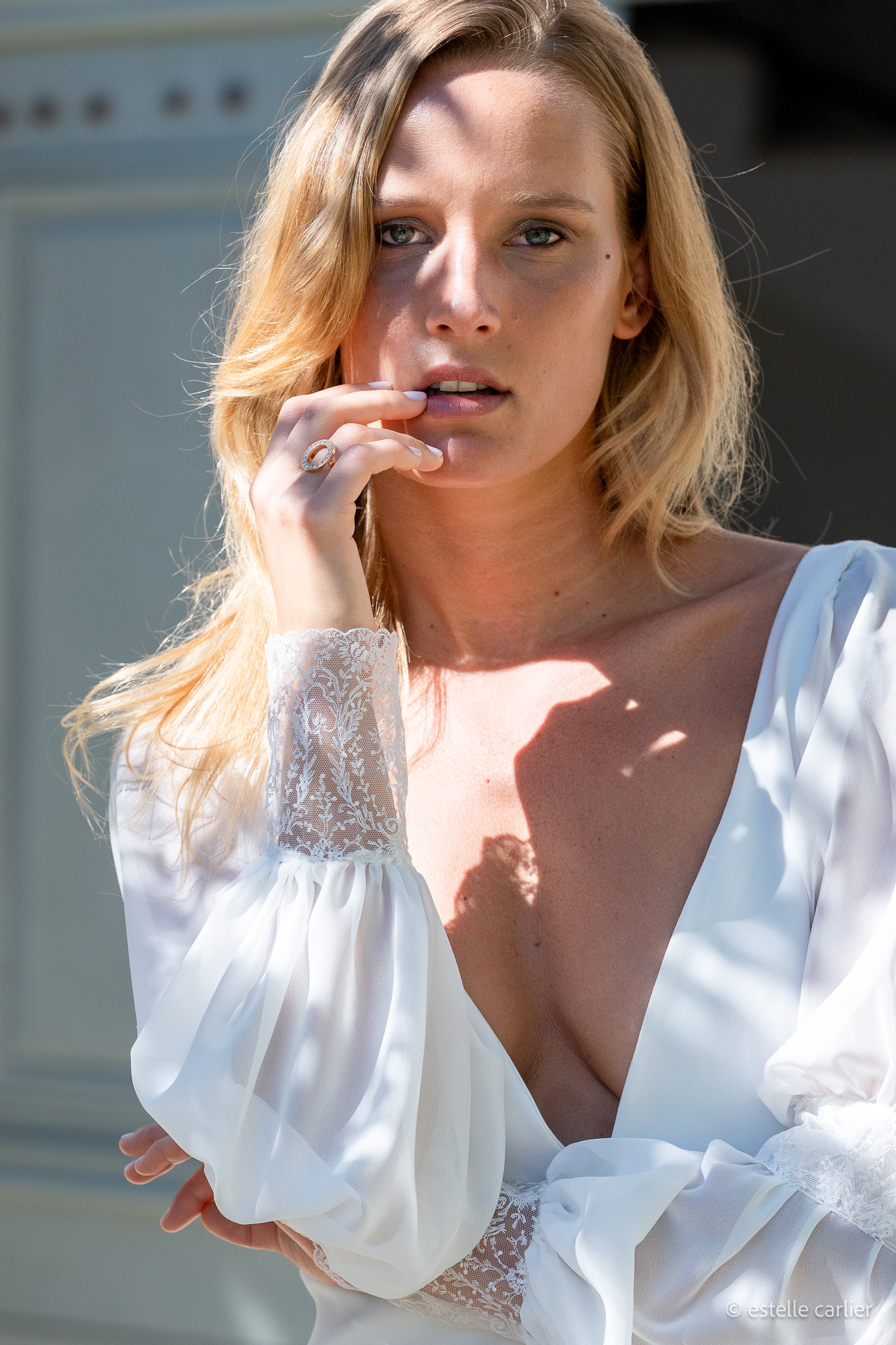Insertion dentelle poignet